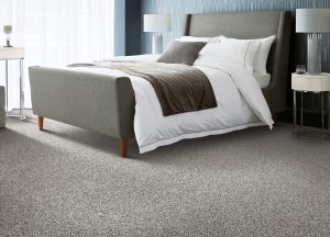 Bedroom grey carpet | Roberts Carpet & Fine Floors