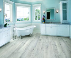 Luxury Master Bathroom with Free Standing Bath Tub | Roberts Carpet & Fine Floors