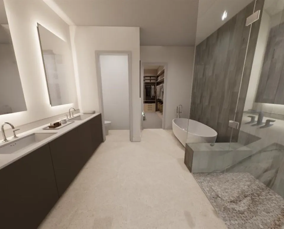 Residencial Bathroom Flooring | Roberts Carpet & Fine Floors
