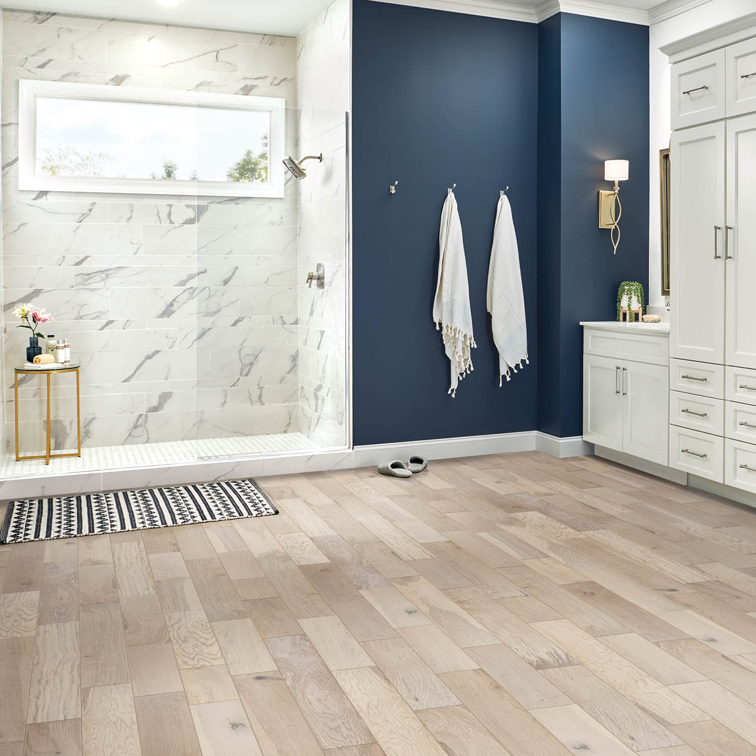 laminate flooring in bathroom | Roberts Carpet & Fine Floors