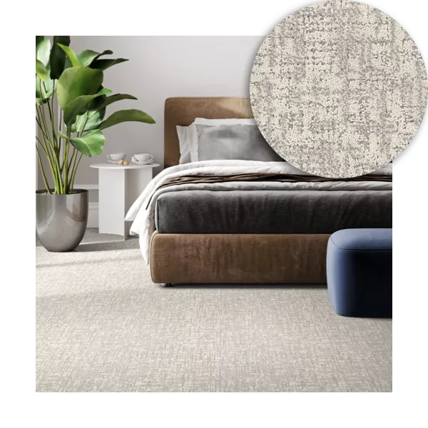 dh-crystal-oasis Patterned Carpet in Bedroom | Roberts Carpet