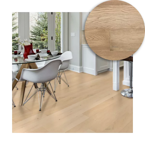 greenworld-chateau Dining room hardwood | Roberts Carpet