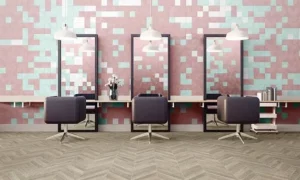 Salon Tile Flooring | Roberts Carpet & Fine Floors