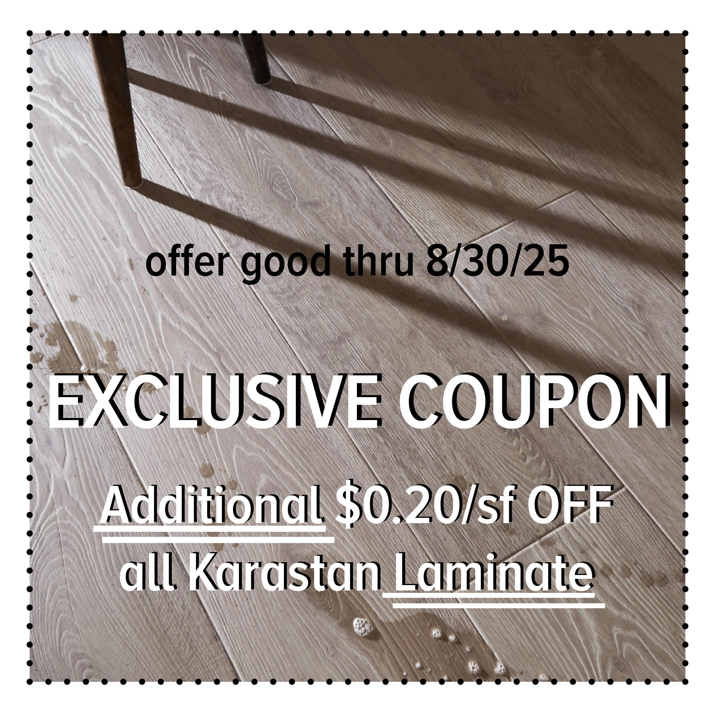 laminate coupon