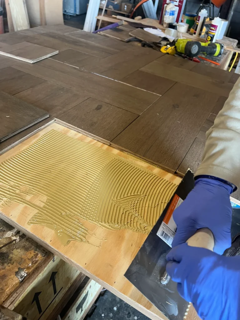 Custom hardwood in prog 1 - Roberts Carpet & Fine Floors
