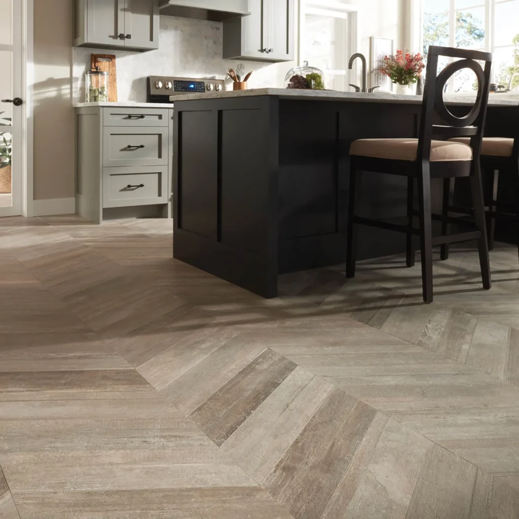 GleeChevron CS63V 00700 Noce 6X20 wall BocaHexPol CS80M 00101 RM H 1600x1600 - Roberts Carpet & Fine Floors
