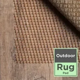 outdoor area rug pad pre packaged square square - Roberts Carpet & Fine Floors