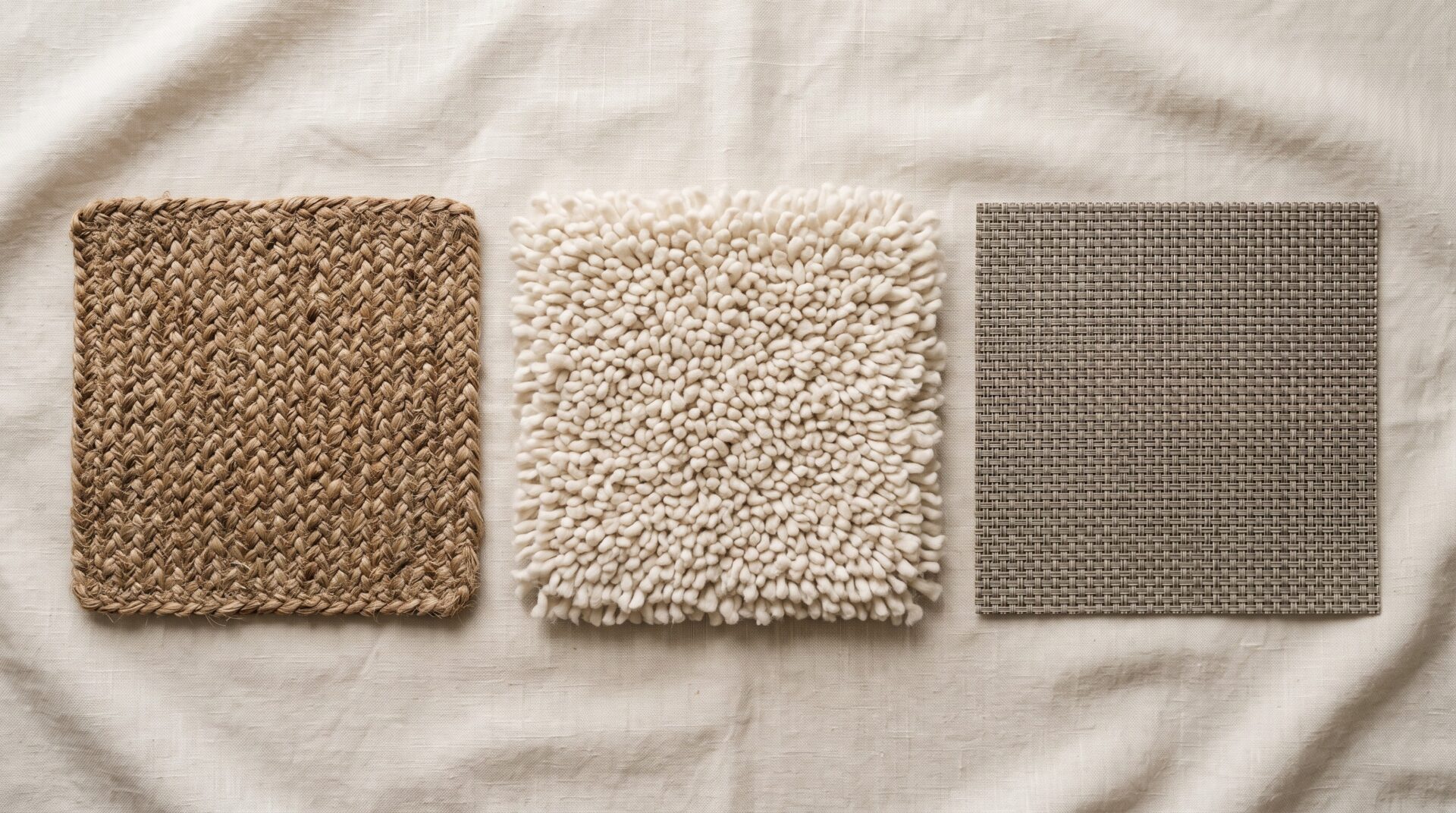Comparing rug fiber types for humidity resistance, jute versus wool versus synthetic